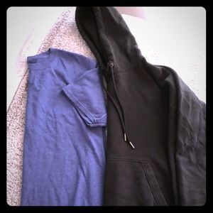 One tee size Medium and one hoodie size small